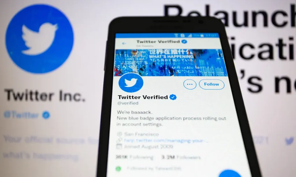 Twitter's Blue Tick Verification