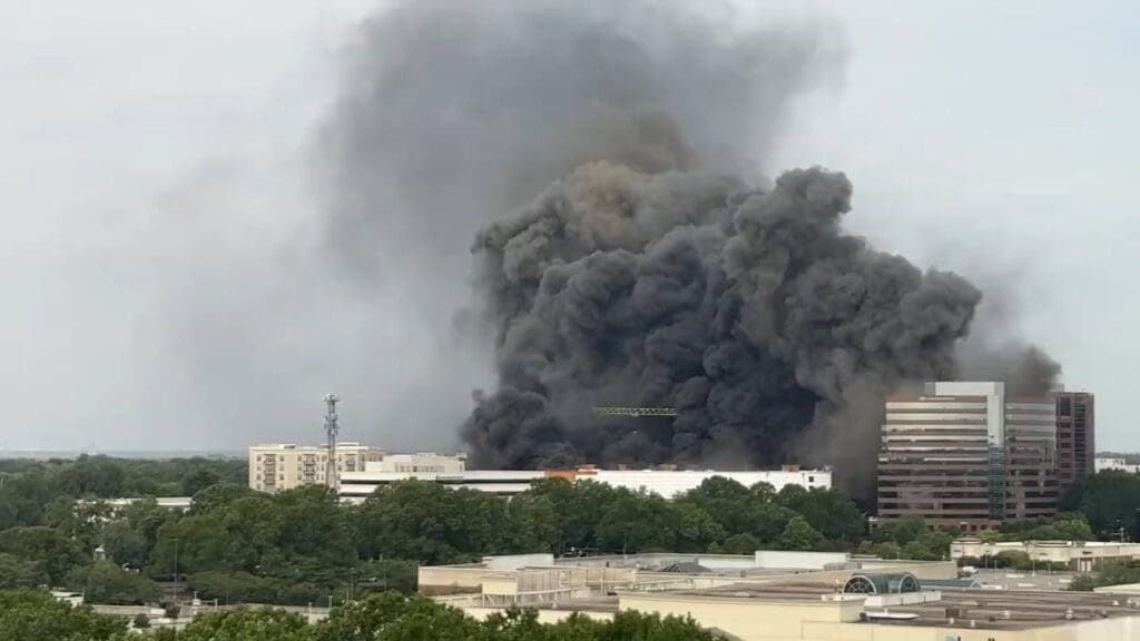 Construction worker dies in huge building fire in Charlotte, family says; 2nd worker still missing