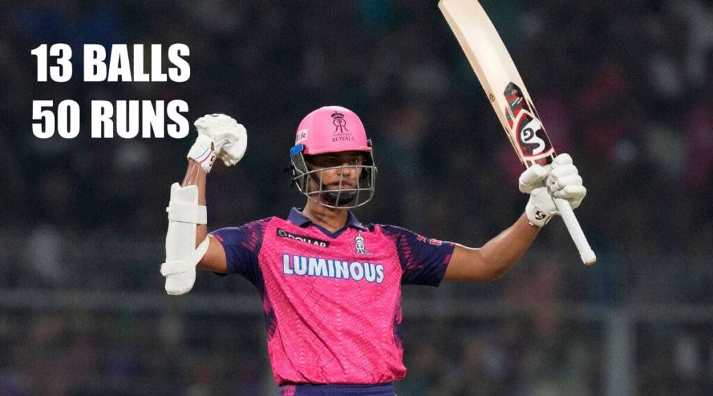 Fastest 50 In IPL History: Yashasvi Jaiswal Breaks All-Time Record, Reaches Milestone In 13 Balls Fastest 50 In IPL History: Yashasvi Jaiswal Breaks All-Time Record, Reaches Milestone In 13 Balls
