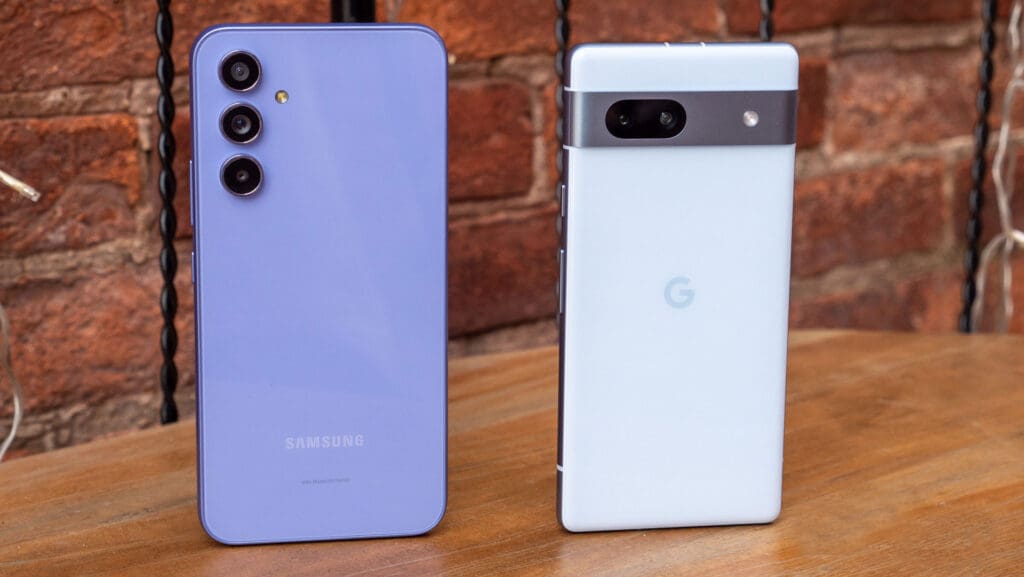 Google Pixel 7a vs. Samsung Galaxy A54: Which budget phone wins?