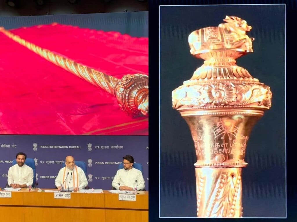 Tamil Nadu’s ‘Sengol’, Historic Sceptre, to be Placed in New Parliament; Shah Explains Its Legacy Tamil Nadu's 'Sengol', Historic Sceptre, to be Placed in New Parliament; Shah Explains Its Legacy