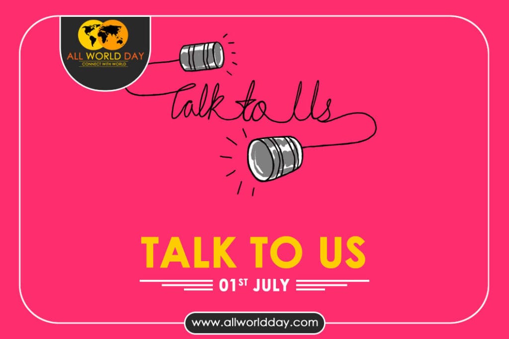 Talk to Us Day 2023