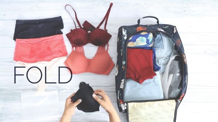 How To Properly Pack Your Bras in a Suitcase